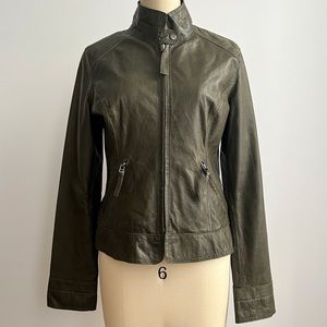 ☆ y2k bb dakota leather jacket